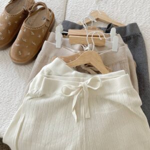 شلوار بافت مدل راه راه