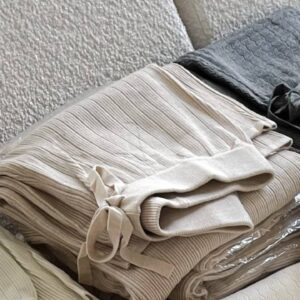 شلوار نسکافه ای راه راه